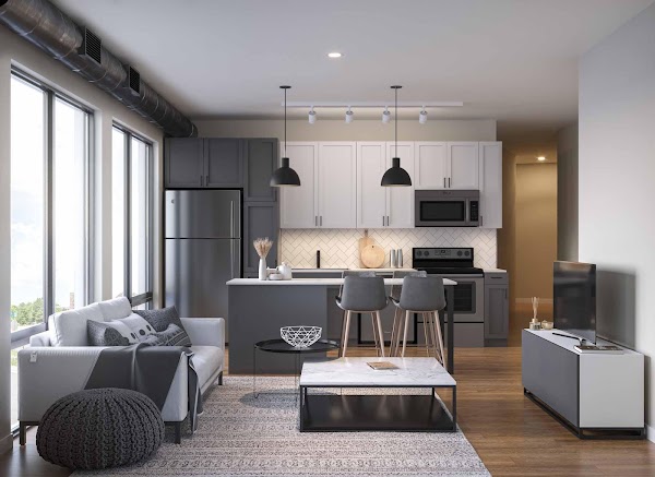 The Station at Malcolm Yards apartments in Minneapolis MN