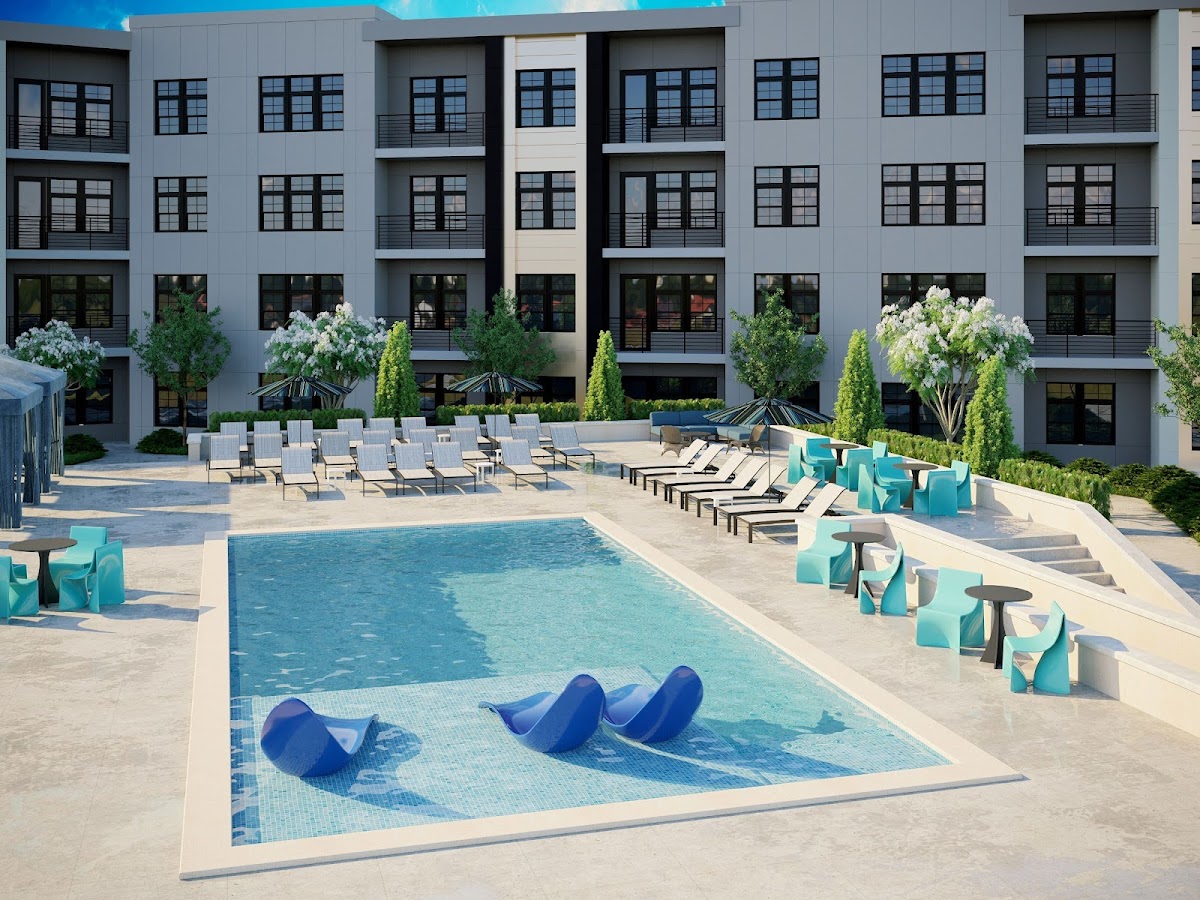 Nickel Plate Station apartments in Fishers, IN