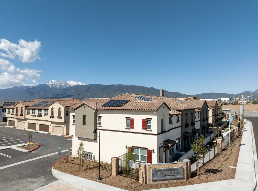Calista Luxury Townhomes apartments in Fontana CA