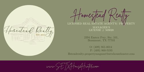 Homestead Realty apartments in Beaumont TX