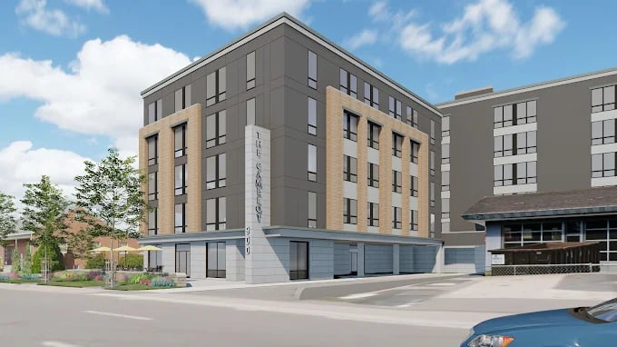 The Camelot apartments in Hartford, CT