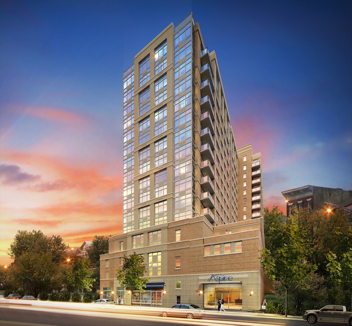The Aspire apartments in Edison, NJ