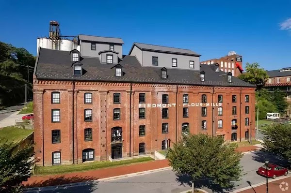 Piedmont Flour Mill Lofts apartments in Lynchburg VA