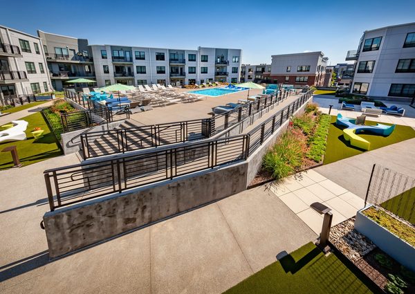Nickel Plate Station apartments in Fishers, IN