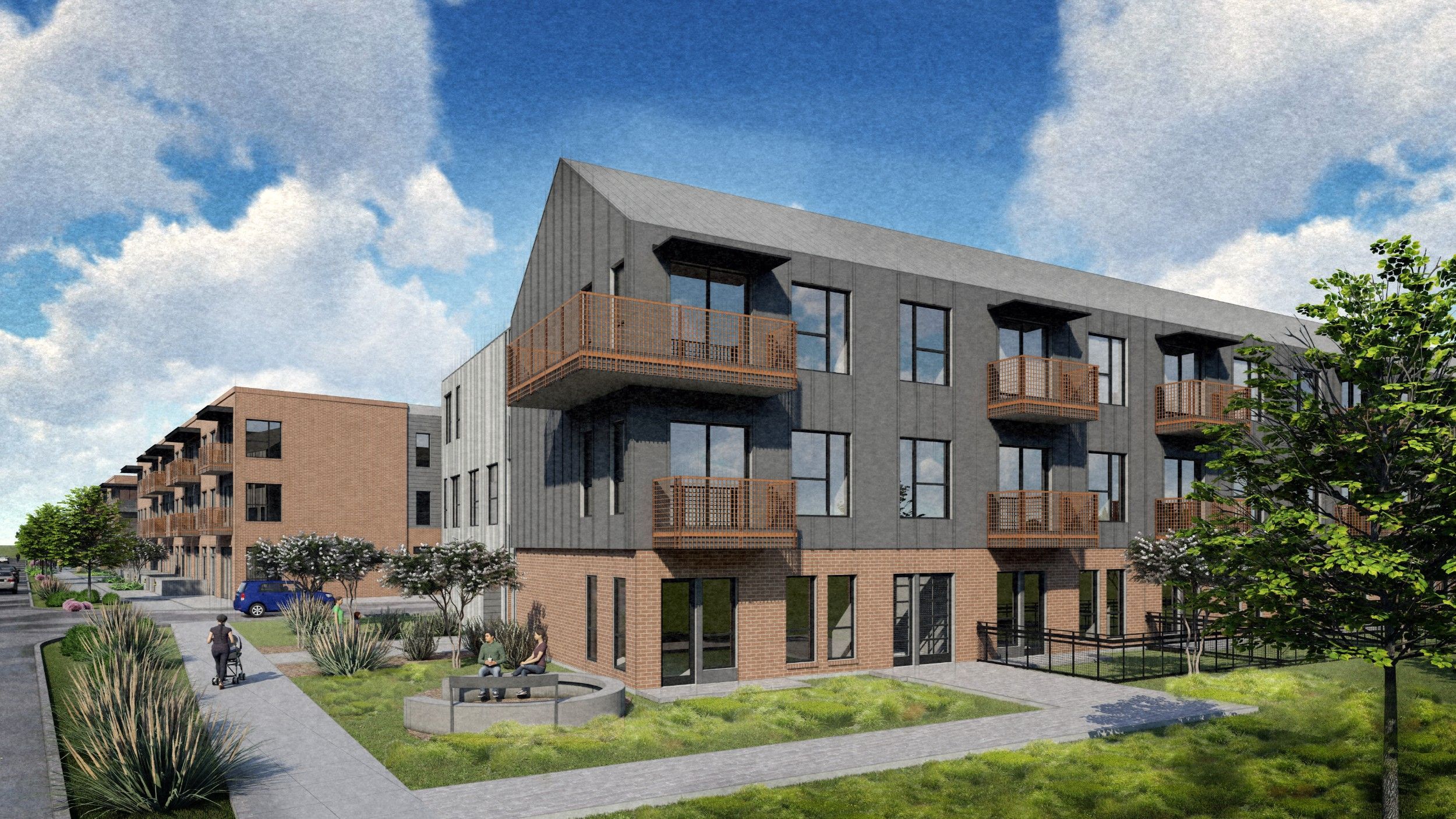Railyard Modern Living apartments in Addison, TX