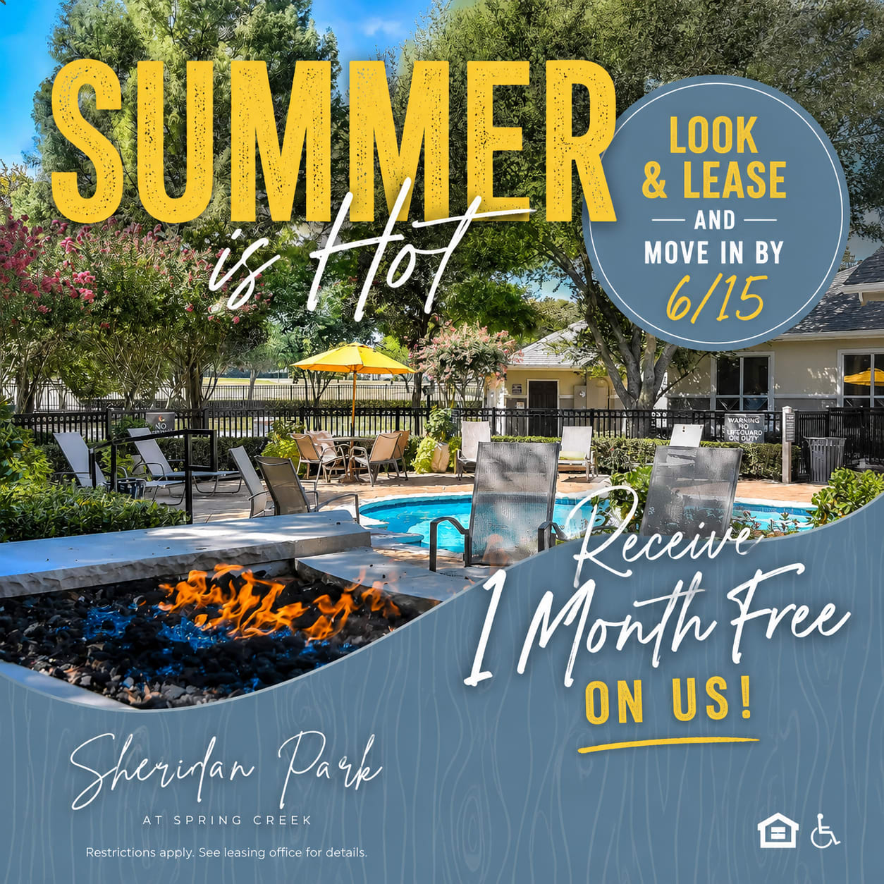 Sheridan Park at Spring Creek apartments in Addison, TX