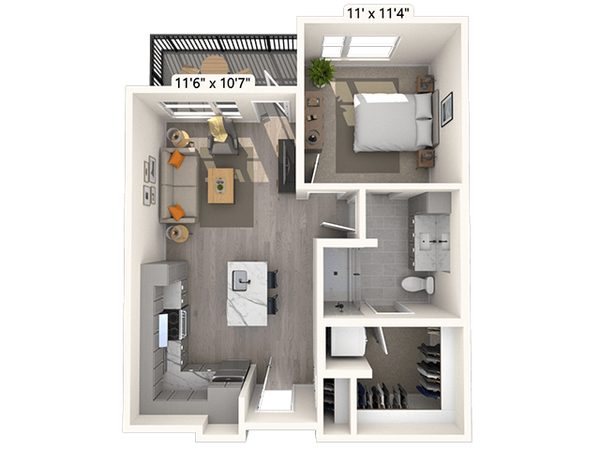 MAA Milepost 35 apartments in Commerce City, CO