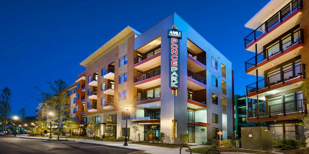 AMLI Ponce Park apartments in Atlanta, GA