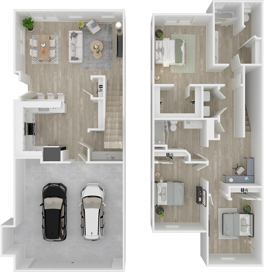 Desert Meadows Townhomes apartments in Lancaster, CA