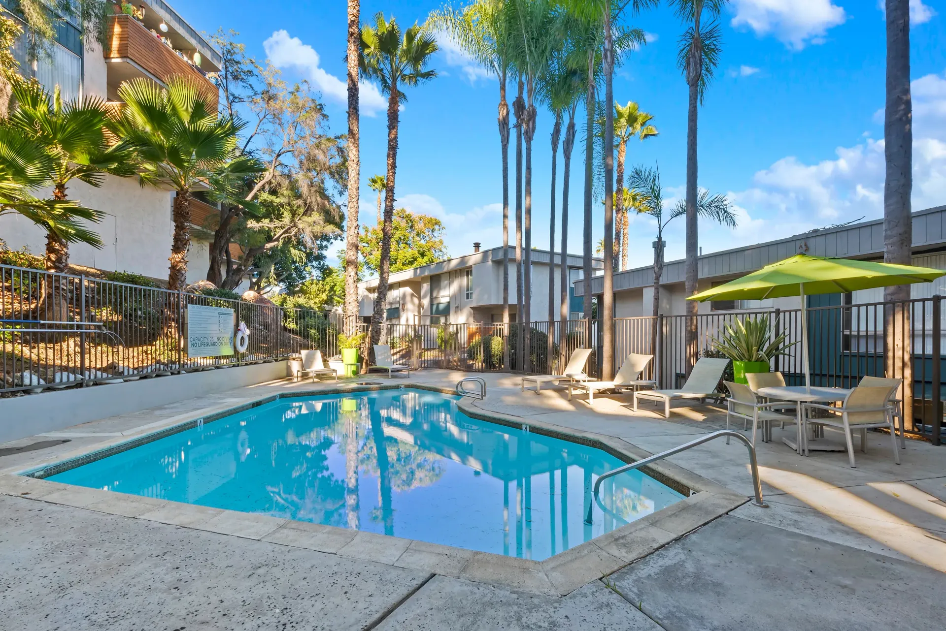 Trolley Palm apartments in La Mesa, CA