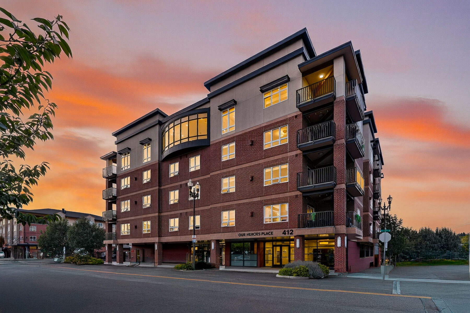 The Felix at Our Heroes Place apartments in Vancouver, WA