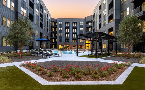 Aura Main Street apartments in Lewisville, TX