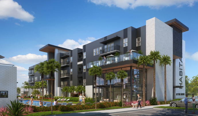 Habitat at the Grove apartments in Mcallen TX