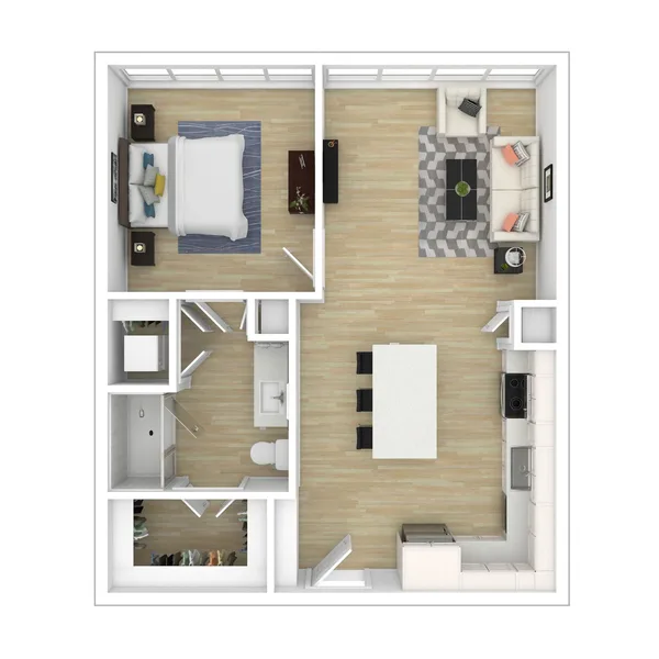 1AAMFI60%INCOMERESTRICTIONSAPPLY_OneBedroom floor plan, 1 bedroom, 672 sq ft