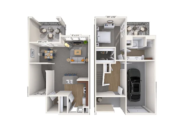 11T floor plan, 1 bedroom