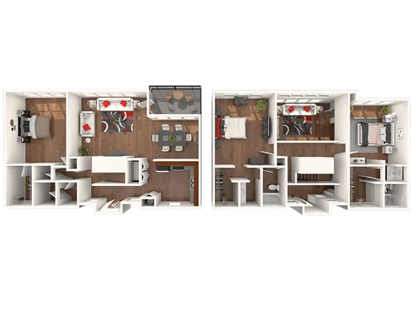 The Altamaha III floor plan, 3 bedroom, 1,904 sq ft