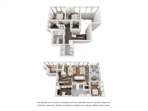 C3P floor plan, 3 bedroom, 2,711 sq ft