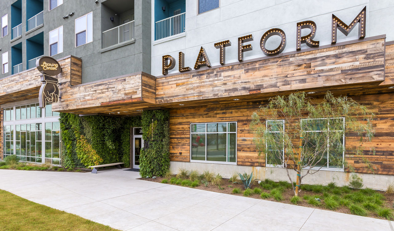 Platform apartments in Austin TX